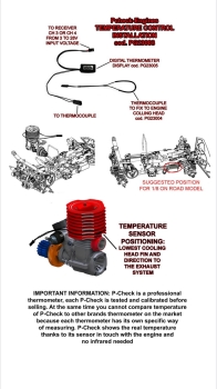 PG "Pcheck" Engine Temperature control Set (#PG23003)