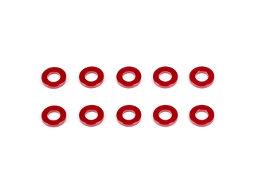 INFINITY ALUMINUM WASHER 3x6x1.0mm (Red/10pcs)