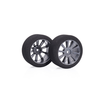 Matrix 1/10 Rear AIR Carbon 40 Shore RC Model Tires (30mm | 64mm | 40sh)