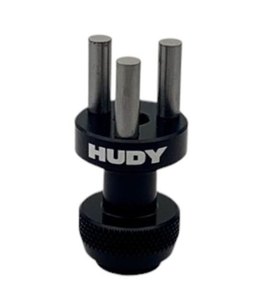 ALU NUT 3-PINS WHEEL ADAPTER - FRONT/REAR - 1/12 PAN CAR