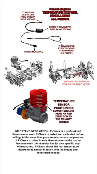 PG "Pcheck" Engine Temperature control Set (#PG23003)
