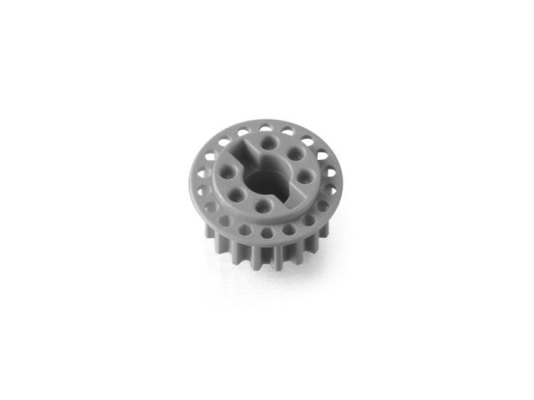 LOW FRICTION COMPOSITE vo BELT PULLEY 18T o6 CENTER GRAPHITE