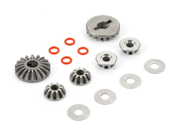 DIFF BEVEL & SATELLITE GEARS FOR O-RINGS - SET