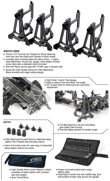 1/10 Touring Car Setup Station Ver 2009 Carry Bag