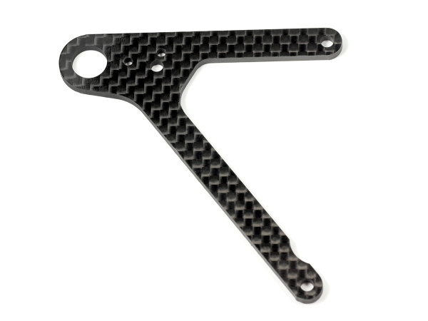 GRAPHITE FRONT LOWER ARM (2mm Wide) 1pc  (#F064)