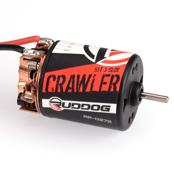 RUDDOG Crawler 55T 3-Slot Brushed Motor