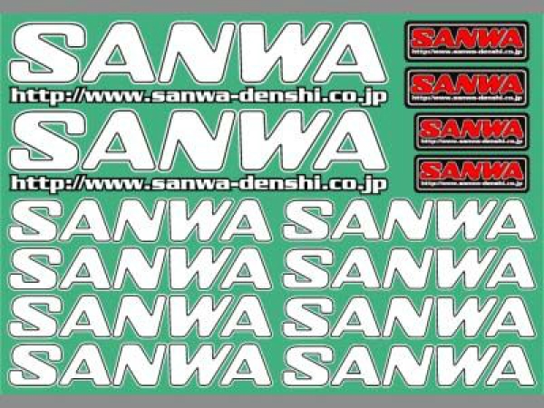 Aufkleber SANWA-wei