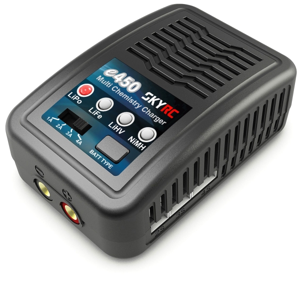 e450 AC Ladeger�ät NiMh 6-8 / LiPo 2-4s 1-4A 50W