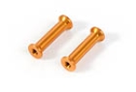 Alu Antennenhalterung 21.0mm Orange (2)(#376362-O)