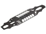 ALUMINUM FLEX MAIN CHASSIS (2mm/7075/BLACK)  (#T109)