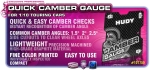 HUDY GRAPHITE QUICK CAMBER GAUGE 1.5°; 2°; 2.5°