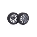 Matrix 1/10 Front AIR Carbon 35 Shore RC Model Tires (26mm | 62mm | 35sh)