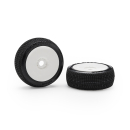 Matrix Red Giant Clay Super Soft 1:8 Buggy Pre-glued White Wheels (White Wheels | 2pcs)