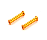 Alu Antennenhalterpfosten 28.5mm Orange (2)(#376363-O)