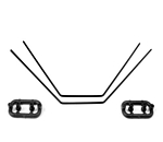 Stabilisator 1,2mm, VA/HA(#382412)