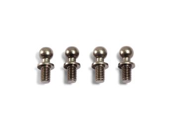 ALU BALL END 4.3x10mm (4pcs)  (#F006)