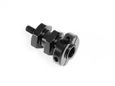 ALU WHEEL HUB, LEFT (Black)  (#F027)