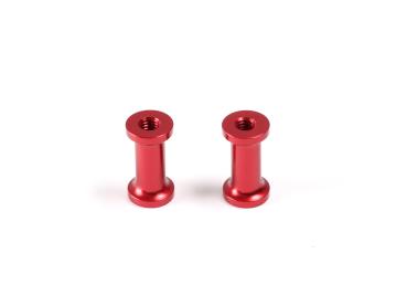 ALU STANDOFF (12.8mm/Red/2pcs)  (#F037)