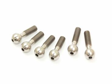 BALL SCREW SET φ8.5mm(TITANIUM) 6pcs