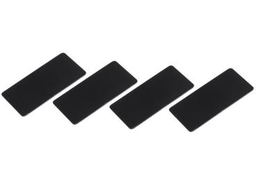 WING ENDPLATE for 1/10 TOURING CAR (BLACK/0.5mm/4pcs)